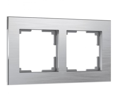 Рамка на 2 поста Werkel Aluminium алюминий W0021706  a050957  Werkel