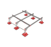 Опорная конструкция для установки оборудования TECHNORAPTOR LIGHTFOOT 1800х1800  KM-TR-LTF-SSEI-1800-1800  КМ - профиль