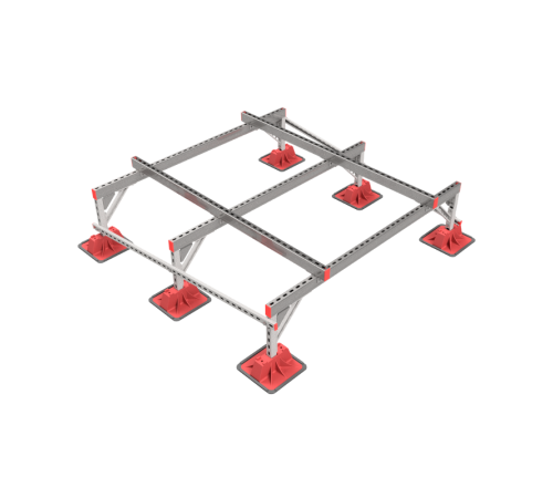 Опорная конструкция для установки оборудования TECHNORAPTOR LIGHTFOOT 1800х1800  KM-TR-LTF-SSEI-1800-1800  КМ - профиль