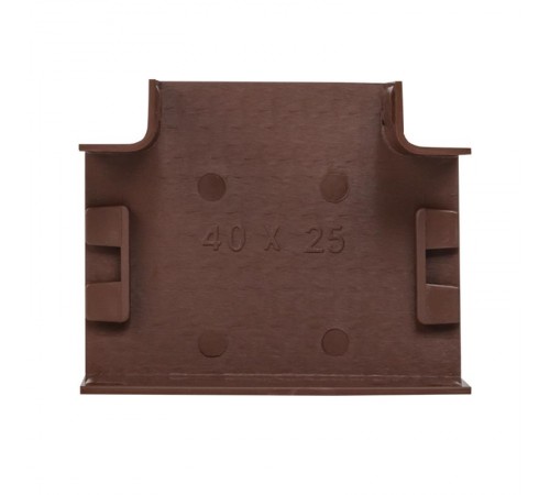 Угол T-образный (40х25) (4 шт) Plast EKF PROxima  под темное деревоtchd-40-25x4EKF