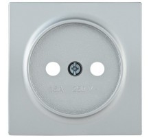 НР-1-0-БС Накладка розетка без з/к BOLERO серебряный  ENB10-R-K23  IEK