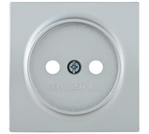 НР-1-0-БС Накладка розетка без з/к BOLERO серебряный  ENB10-R-K23  IEK