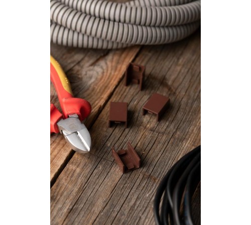 Соединитель (15х10) (4 шт) Plast EKF PROxima  под темное дерево    cond-15-10x4   EKF 