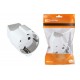 Кабельная розетка 2П+З  с з/ш 16А 250B белая  SQ1806-0031  TDM