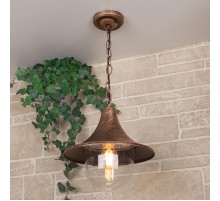 Светильник садово-парковый GL 1020H Saga H черное золото  a039866  Elektrostandard