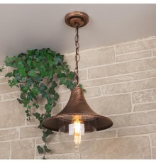 Светильник садово-парковый GL 1020H Saga H черное золото  a039866  Elektrostandard