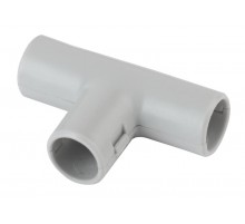 TR-25 Аксессуары для труб и металлорукава ЭРА Тройник (серый) соединительный для трубы 25мм (10шт)  Б0036832  ЭРА