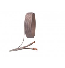 A-100-S Акустический кабель 2х1,0 мм2 прозрачный, 100м (8/192)  Б0048273  ЭРА