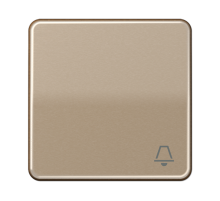 Клавиша с символом "звонок"; золотая бронза  CD590KGB  Jung