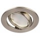 Светильник точечный встраиваемый под лампу ST2A 50Вт MR16 сатин никель штампованный  C0043808  ЭРА