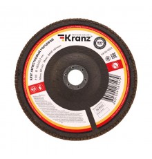 Круг лепестковый торцевой, P80, 180х22,2мм  KR-90-0023  Kranz