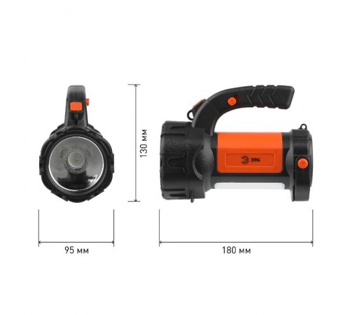 Фонарь светодиодный PA-606 прожекторный аккумуляторный 5 Вт, литий, поворотная ручка, Альфа  Б0052744  ЭРА
