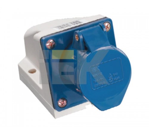 Розетка 123 стационарная 2Р+РЕ 32А 220В IP44  PSR11-032-3  IEK