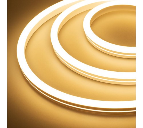 Лента герметичная MOONLIGHT-SIDE-A140-12x24mm 24V Warm3000 (9.6 W/m, IP68, 5m, wire x2) (Arlight, Вывод прямой, 3 года)  038602  Arlight