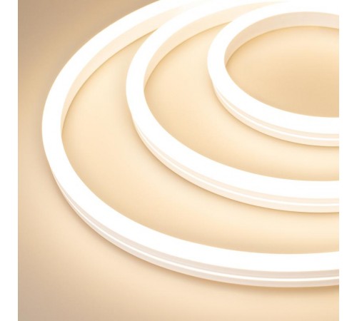 Лента герметичная MOONLIGHT-SIDE-A140-12x24mm 24V Warm3000 (9.6 W/m, IP68, 5m, wire x2) (Arlight, Вывод прямой, 3 года)  038602  Arlight