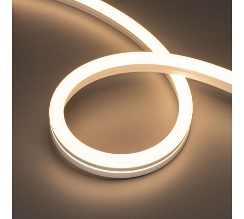 Лента герметичная MOONLIGHT-SIDE-A140-12x24mm 24V Warm3000 (9.6 W/m, IP68, 5m, wire x2) (Arlight, Вывод прямой, 3 года)  038602  Arlight