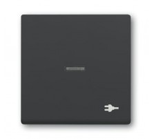 Клавиша для механизма 1-клавишного выключателя, с линзой, c символом ""ВИЛКА"" Future/Axcent/Carat/Династия, слоновая кость"  2CKA001751A3157  ABB