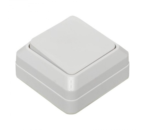 Рим Выключатель 1-клавишный 10А белый EKF  ENV10-021-10  EKF