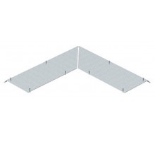 Крышка внешнего угла 90° кабельного канала AIK (сталь) (AIKF AEA 20070)  7404894  OBO Bettermann