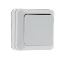 Рим Выключатель 1-клавишный 10А белый EKF  ENV10-021-10  EKF