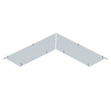 Крышка внешнего угла 90° кабельного канала AIK (сталь) (AIKF AEA 25040)  7404898  OBO Bettermann