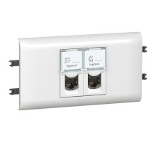 Розетка DLP под Кр.65 2XRJ45 Кат.6 UTP  078663  Legrand