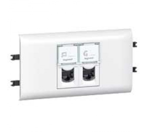 Розетка DLP под Кр.65 2XRJ45 Кат.6 UTP  078663  Legrand