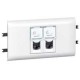 Розетка DLP под Кр.65 2XRJ45 Кат.6 UTP  078663  Legrand