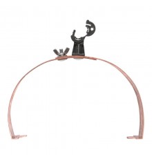 Держатель коньковый регулируемый большой с пластиковым фиксатором 230-350мм Cu EKF PROxima   lp-42310-cu   EKF