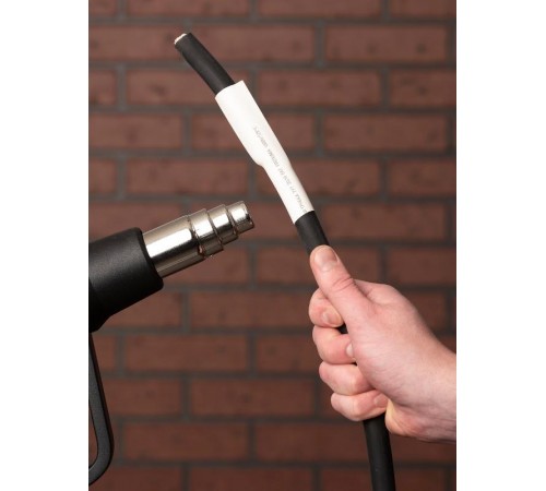 Термоусаживаемая трубка ТУТ нг 20/10 белая EKF PROxima  tut-20-w-1m  EKF