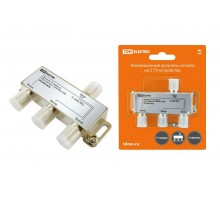 Делитель TV "краб"x3 под F разъем 5-1000 МГц   SQ1809-0018  TDM