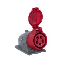 Розетка для монтажа на ПОВЕРХНОСТЬ 16A. 3P+N+E. IP44 416 RS6  2CMA193115R1000  ABB