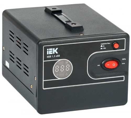 Стабилизатор напр. 1-ф. переносн. 1,5кВА HUB  IVS21-1-D15-13  IEK