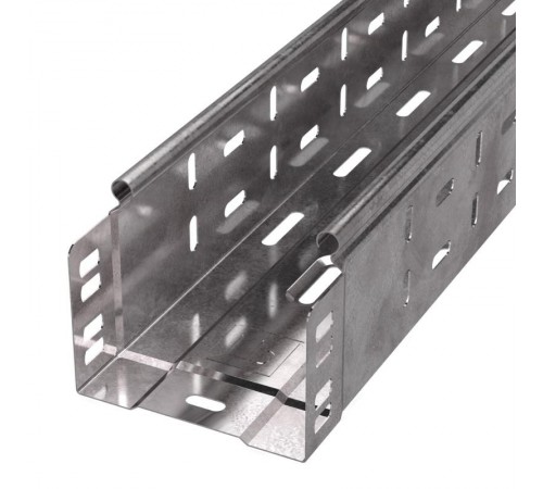 Лоток перфорированный Стандарт 100х80х3000 (1,0 мм) (6 м/уп)  PR16.2298  Промрукав