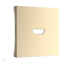 W1196011/ Электроустановочные изделия - Накладка для розетки HDMI (шампань)a050870 Werkel