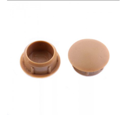 Заглушка декоративная 10 мм бук (35 шт) - пакет   108870  Tech-KREP