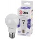 Лампа светодиодная СТАНДАРТ LED A60-7W-860-E27 (диод, груша, 7Вт, хол, E27)  Б0044087  ЭРА