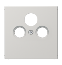 Крышка для SAT-TV-FM-розеток, фиксация винтом; термопласт; светло-серый; LS990  LS990SATLG  Jung