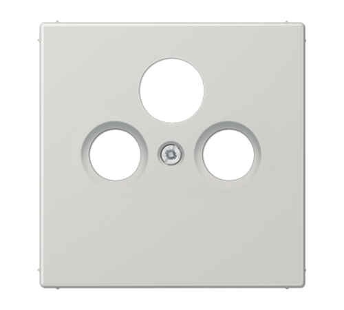 Крышка для SAT-TV-FM-розеток, фиксация винтом; термопласт; светло-серый; LS990  LS990SATLG  Jung