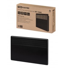 Конвектор электрический ЭК-1500С, 1500 Вт, термостат, СТИЧ, черный,  SQ2520-1208  TDM