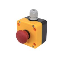 ПКУ22-K178E-65У1, 1 красный гриб с фиксацией (НО+НЗ), пост управления, IP65  (ЭТ)   ET526978   Электротехник