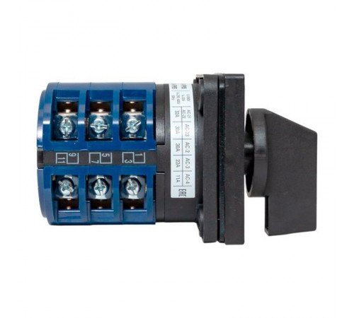 Переключатель кулачковый ПК-1-43 32А 3P "1-0-2" IP65  pk-1-43-32-65  EKF