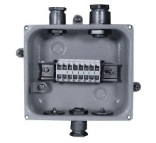 КЗНС-08 У2, 8 зажимов, IP65 (металлические вводы), коробка клеммная  ET002543  Электротехник