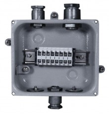 КЗНС-08 У2, 8 зажимов, IP65 (металлические вводы), коробка клеммная  ET002543  Электротехник