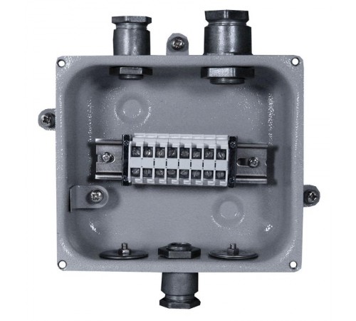 КЗНС-08 У2, 8 зажимов, IP65 (металлические вводы), коробка клеммная  ET002543  Электротехник