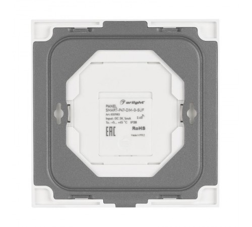 Панель SMART-P47-DIM-G-SUF (3V, 1 зона, Knob, 2.4G) (Arlight, Стекло)  032983  Arlight