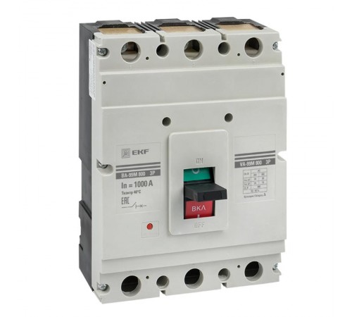 Выключатель автоматический ВА-99М  800/1000А 3P 50кА PROxima  mccb99-800-1000m  EKF