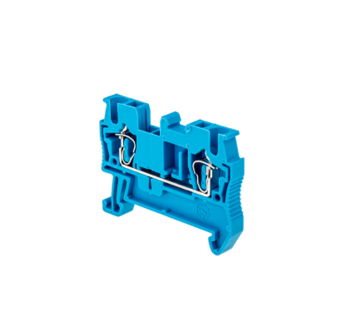 Клемма пружинная проходная, 2.5 мм2, синяя MTS-2.5BL  88299  ОВЕН