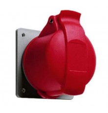 Розетка панельная с прямым унифицированным фланцем 416RU6 16A 3P+N+E IP44 6ч  2CMA193187R1000  ABB