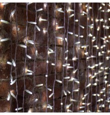 Гирлянда Светодиодный Дождь 2х3 м, эффект мерцания, прозрачный провод, 230 В, диоды белые  235-135-6  NEON-NIGHT